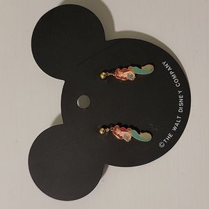 NEW Vintage Disney Little Mermaid Drop Earrings